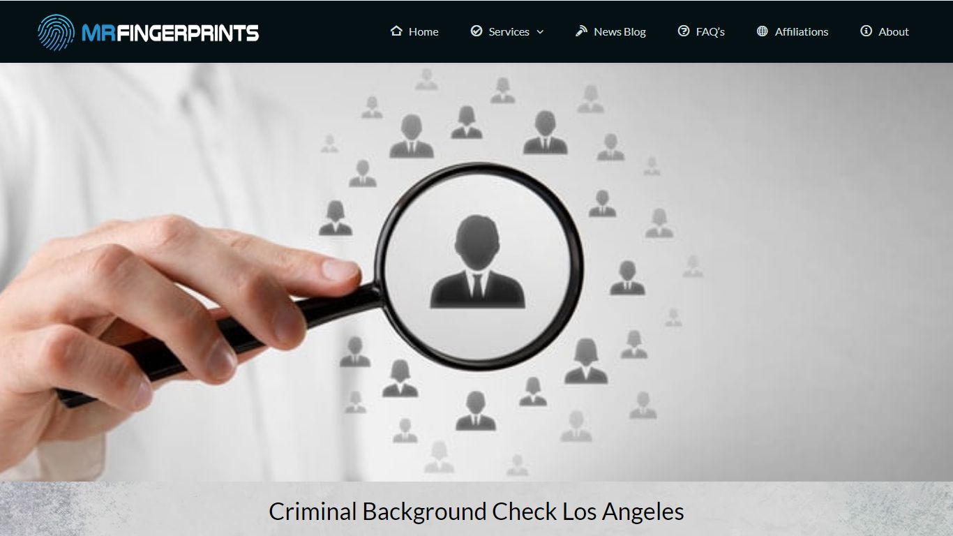 Criminal Background Check Los Angeles - MR Fingerprints